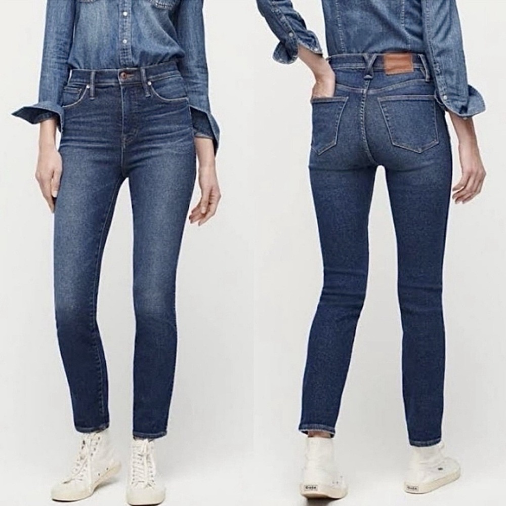 Point Sur High Rise J. Crew 10" Hightower Straight Denim Jeans Women's‎ 24